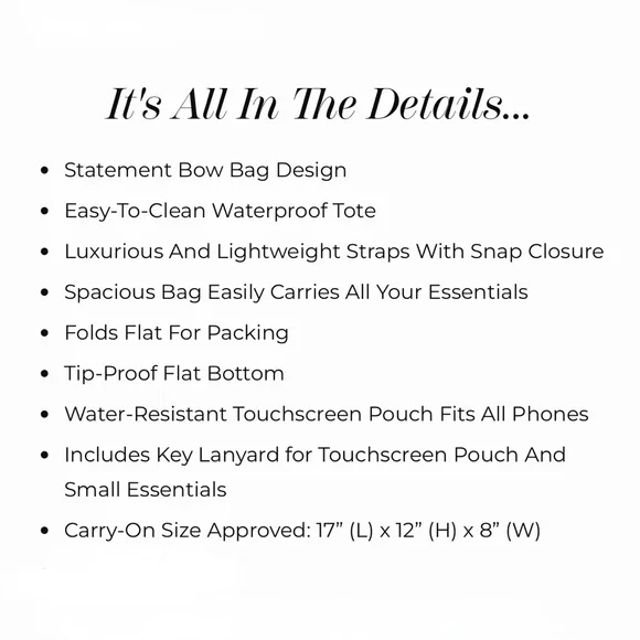 Case-Mate Pink Transparent Tote Bag - Picture 6 of 6